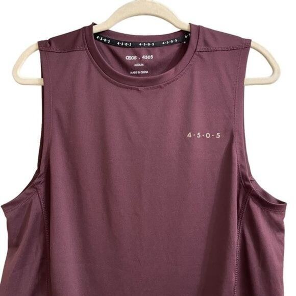 ASOS Women's Tank Size Medium 4505 Burgundy Purple - Picture 2 of 6